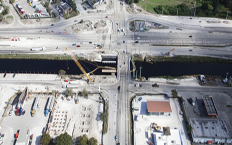 Aerial view of SR-25 (Okeechobee Rd.) from East of NW 107 Avenue to East of NW 116 Way